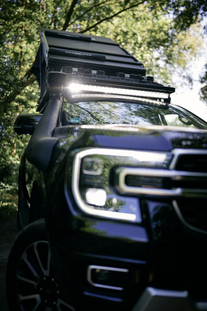 Frontscheinwerfer des Ford Ranger Platinum