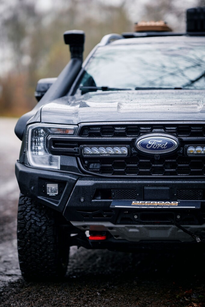 Ford Ranger Wildtrak mit Lazer-Frontbeleuchtung, Frontansicht