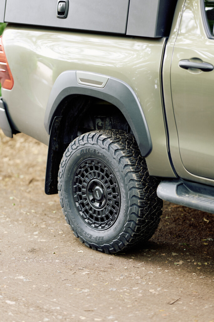 DOTZ Talara Felge mit BF Goodrich All-Terrain am Toyota Hilux
