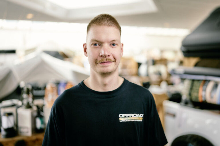 Lars, mechanic in the Offroad Manufaktur Hamburg team