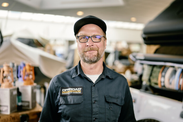 Florian, founder and managing director of Offroad Manufaktur Hamburg