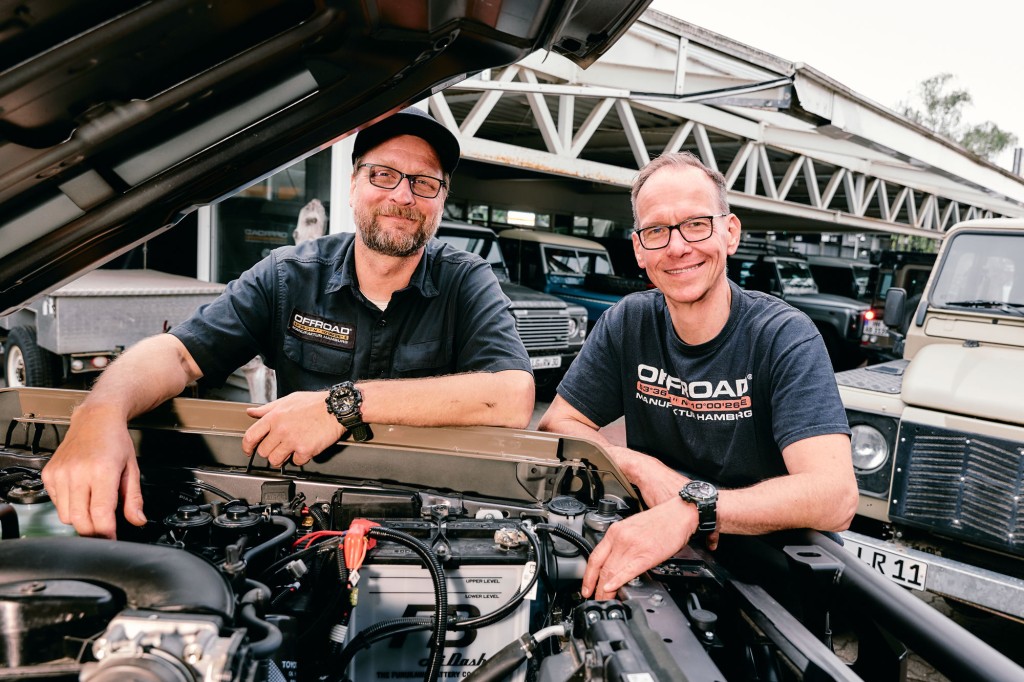 Florian und Christian, Ansprechpartner der Werkstatt, Offroad Manufaktur Hamburg