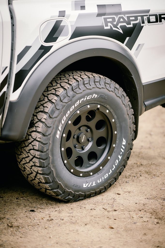 BFGoodrich KO3 unter dem Raptor-Kotflügel